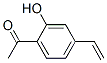 Ethanone, 1-(4-ethenyl-2-hydroxyphenyl)- (9CI) Structure