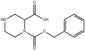 1-CBZ-PIPERAZINE-2-CARBOXYLIC ACID Structure
