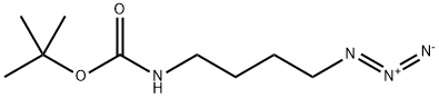 tert-butyl (4-azidobutyl)carbamate 구조식 이미지