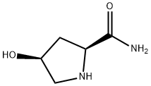 2-Pyrrolidinecarboxamide,4-hydroxy-,(2S,4S)-(9CI) Structure