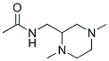 Acetamide, N-[(1,4-dimethyl-2-piperazinyl)methyl]- (9CI) Structure