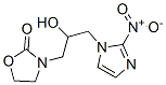 3-(2-hydroxy-3-(2-nitro-1H-imidazol-1-yl)propyl)-2-oxazolidinone 구조식 이미지