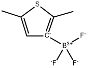 trifluoro(2,5-diMethyl-thiophen-3-yl)-Borate Structure