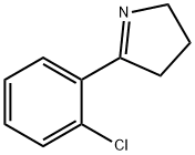 5-(2-CHLOROPHENYL)-3,4-DIHYDRO-2H-PYRROLE 구조식 이미지