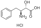 (2S,3S)-3-Amino-2-Hydroxy-4-Phenylbutyric Acid Hydrochloride 구조식 이미지