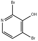 2,4-Dibromo-3-hydroxypyridine 구조식 이미지
