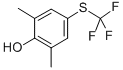 2,6-Dimethyl-4-(trifluoromethylthio)phenol Structure