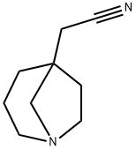 1-Azabicyclo[3.2.1]octane-5-acetonitrile(9CI) Structure