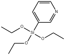 3-PYRIDYLTRIETHOXYSILANE Structure