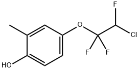 4-(2-CHLORO-1,1,2-TRIFLUOROETHOXY)-2-METHYL-PHENOL Structure