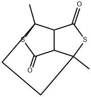 1,4-Dimethyl bis-thiololactone Structure