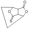 1,4-Ethano-1H,3H-furo(3,4-c)furan-3-one, tetrahydro-6-thioxo- 구조식 이미지