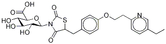 Pioglitazone N-β-D-Glucuronide Structure