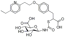 피오글리타존티아졸리딘디온개환N-β-D-글루쿠로나이드 구조식 이미지