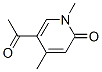 2(1H)-Pyridinone, 5-acetyl-1,4-dimethyl- (9CI) Structure