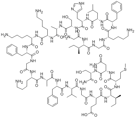 D-MAGAININ II AMIDE Structure