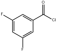 3,5-Difluorobenzoyl chloride 구조식 이미지