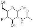 2-ACETAMIDO-2,4-DIDEOXY-4-FLUORO-ALPHA-D-GLUCOPYRANOSE Structure