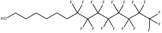 6-(퍼플루오로옥틸)헥사놀 구조식 이미지