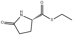 (2S)-5-옥소-2-피롤리딘카르보티오산S-에틸에스테르 구조식 이미지