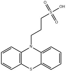 10H-Phenothiazine-10-propanesulfonic acid Structure