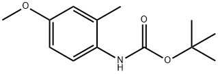 (4-METHOXY-2-METHYL-PHENYL)-CARBAMIC ACID TERT-BUTYL ESTER Structure