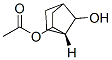 Bicyclo[2.2.1]heptane-2,7-diol, 2-acetate, [1S-(exo,anti)]- (9CI) Structure