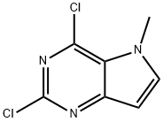 2,4-Dichloro-5-methyl-5H-pyrrolo[3,2-d]pyrimidine Structure