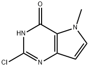 2-chloro-5-Methyl-3H-pyrrolo[3,2-d]pyriMidin-4(5H)-one Structure