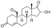 16-hydroxy-19-oxo-4-androsten-3,17-dione Structure