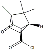 Bicyclo[2.2.1]heptane-2-carbonyl chloride, 4,7,7-trimethyl-3-oxo-, (1R-exo)- (9CI) Structure