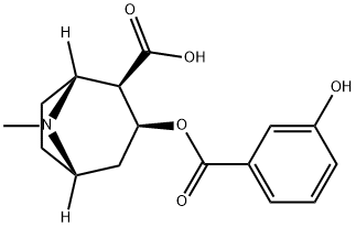 M-HYDROXYBENZOYLECGONINE Structure