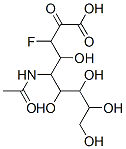 5-아세트아미도-3-플루오로-4,6,7,8,9-펜타하이드록시-2-옥소-노난산 구조식 이미지