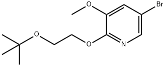 5-broMo-2-(2-tert-부톡시에톡시)-3-메톡시피리딘 구조식 이미지