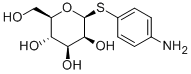 4-AMINOPHENYL-BETA-D-THIOMANNOPYRANOSIDE Structure