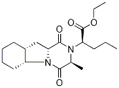 (S)-Ethyl 2-((3S,5aS,9aS,10aS)-3-methyl-1,4-dioxodecahydropyrazino[1,2-a]indol-2(1H)-yl)pentanoate ,95% Structure