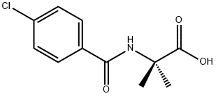 알라닌,N-(4-클로로벤조일)-2-메틸- 구조식 이미지