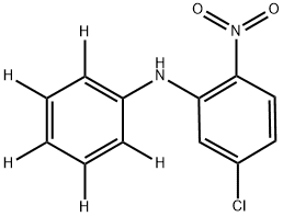 5-클로로-2-니트로디페닐아민-d5 구조식 이미지