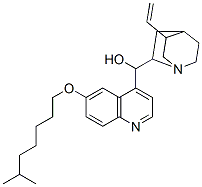 (8alpha,9R)-10,11-dihydro-6'-[(6-methylheptyl)oxy]cinchonan-9-ol Structure