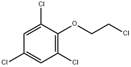 2-(2,4,6-TRICHLORO PHENOXY)CHLOROETHANE 구조식 이미지