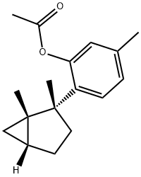 6-[[1S,2R,(-)]-1,2-Dimethylbicyclo[3.1.0]hexane-2-yl]-m-cresol acetate Structure