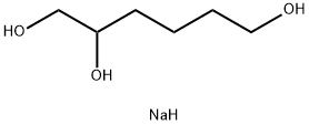 1,2,6-Tri(sodiooxy)hexane Structure