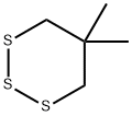 1,2,3-Trithiane, 5,5-dimethyl- Structure