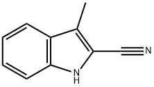 1H-Indole-2-carbonitrile,3-methyl- 구조식 이미지