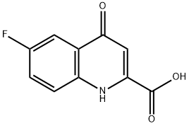 6-fluoro-4-oxo-1,4-dihydroquinoline-2-carboxylic acid 구조식 이미지