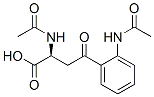 3-[2-(Acetylamino)benzoyl]-N-acetyl-L-alanine 구조식 이미지