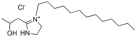 N-Tridecyl-2-methyl-2-hydroxyethylimidazolinium chloride Structure