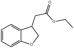 3-BENZOFURANACETIC ACID, 2,3-DIHYDRO, ETHYL ESTER Structure