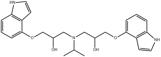 1,1'-[(1-Methylethyl)imino]bis[3-(1H-indol-4-yloxy)- 구조식 이미지
