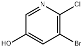 2-Chloro-3-Bromo-5-Hydroxypyridine 구조식 이미지